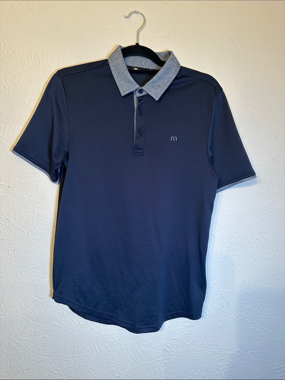 Travis Mathew Men's Dark Navy Golf Polo Sz Small